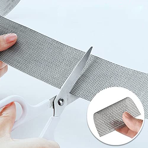Screen Repair Kit Tape, Fenster Mesh Net Repair Screen Patch Aufkleber, selbstklebende Window Moskitonetz Patches, Cover Up Hole Home Anti-Mosquito (Grau) von BesDirect