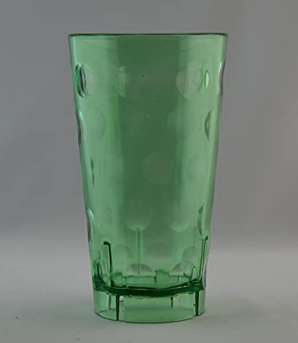Beschdstoff Dubbeglas Plastik | Dubbebecher 0,5l stapelbar | aus Kunststoff (Polycarbonat) | Spülmaschinenfest | 100% lebensmittelecht (Grün) von Beschdstoff