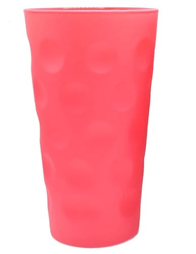 Beschdstoff Dubbeglas coral matt 0,5 Liter - Farbige Dubbegläser - für Weinschorle - (Dubbeglas Shop) von Beschdstoff
