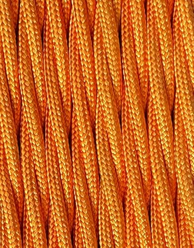 3 Meter 3 - adrig Textilkabel Stoffkabel Pendelleitung Lampenkabel Textile Cable gedreht 3x0,75 3G0,75 Gold von Beschle