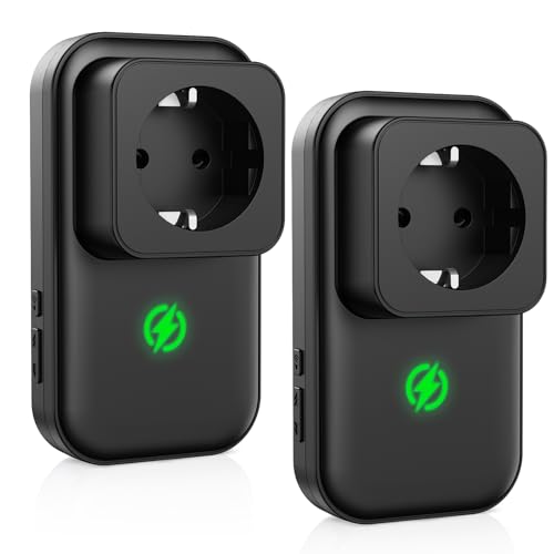 Stromausfallmelder 110 dB, Stromausfall Alarm Gefrierschrank Alarm bei Stromausfall mit Blitzlicht & Steckdose - 12h Smartalarm für Gefriertruhe Kühlschrank, Medizingeräte - Schwarz 2 PCS Stromausfallmelder 110 dB, Stromausfall Alarm Gefrierschrank Alarm bei Stromausfall mit Blitzlicht & Steckdose - 12h Smartalarm für Gefriertruhe Kühlschrank, Medizingeräte - Schwarz 2 PCS von Besimlive