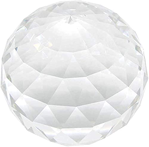 Klarglas Kristall Ball Prisma Suncatcher Regenbogen Maker, Kugel Faceted Blick Ball für Fenster, Feng Shui, Home Office Garten Dekoration (120mm) von Besimple