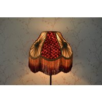 Gold Weinrot/stofflampenschirm/stofflampenschirm/stofflampenschirm/Deckenlampenschirm/Retrolampenschirm/Deckenlampenschirm Gold Weinrot/stofflampenschirm/stofflampenschirm/stofflampenschirm/Deckenlampenschirm/Retrolampenschirm/Deckenlampenschirm von BespokeByNikita