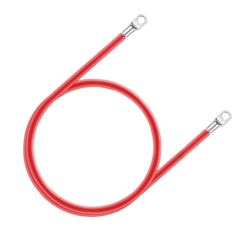Besreey Batteriekabel mit Anschlüssen - Autobatteriekabel,Kabel mit Steckern Ersatz Verdrahtungsanschluss Zubehör für Auto Motor Lkw Motorrad Wohnmobil Marine Golfwagen von Besreey