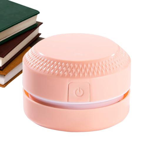 Besreey Desktop Cleaner Kompakt - Mini Tisch Staubsauger Gerät - 360 Grad Drehbar Leises Elektrogerät Für Bastelzimmer Studentenzimmer Arbeitsplatz von Besreey