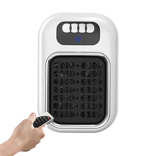 Besreey Elektrischer Heizkörper für den Innenbereich – Wandheizgerät, tragbar, kompakt, leise, mit Überhitzungsschutz, für Büro, Schlafzimmer, Badezimmer, Haus von Besreey