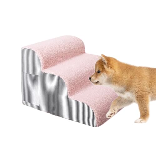 Besreey Hundetreppe | Breite Haustiertreppen Für Hohe Betten Mit Aufstiegshilfe | rutschfeste Waschbare Abdeckung Für Zuhause Auto Rampe Wohnzimmer Schlafzimmer Indoor Outdoor SUV Truck Besreey Hundetreppe | Breite Haustiertreppen Für Hohe Betten Mit Aufstiegshilfe | rutschfeste Waschbare Abdeckung Für Zuhause Auto Rampe Wohnzimmer Schlafzimmer Indoor Outdoor SUV Truck von Besreey