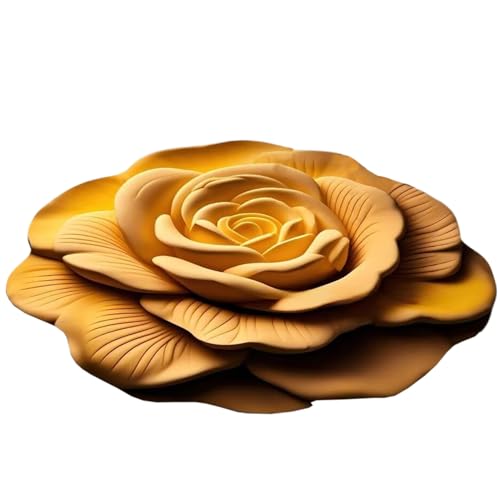 Besreey Kieselgur Badematte - Badezimmer Matte Mit Steinoptik | rutschfeste Waschbare Sicherheitsmatte Mit Blumenmuster 40x40cm Für Fuß Badewanne Spa Hotel von Besreey