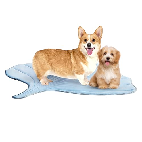 Besreey Kühlmatte Für Hunde | rutschfeste Selbstkühlende Hundematte Für Den Sommer - Atmungsaktive rutschfeste Schlafmatte Pflanzenform Für Alle Größen Welpen & Erwachsene Hunde Katzen Besreey Kühlmatte Für Hunde | rutschfeste Selbstkühlende Hundematte Für Den Sommer - Atmungsaktive rutschfeste Schlafmatte Pflanzenform Für Alle Größen Welpen & Erwachsene Hunde Katzen von Besreey