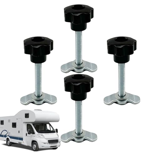 Besreey Ladegleis Zurrgurte | L Schienengewindestift Mit Verriegelungselement - Ergonomisch Geformte Schienenersatzteile Für LKW Auto Garage von Besreey