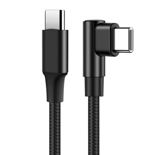 Besreey Ladekabel Typ C,90 cm Schnellladung | 60W 90° Kabel Für Laptop Tablet Unterwegs Beruf Universität Gymnasium Auto von Besreey