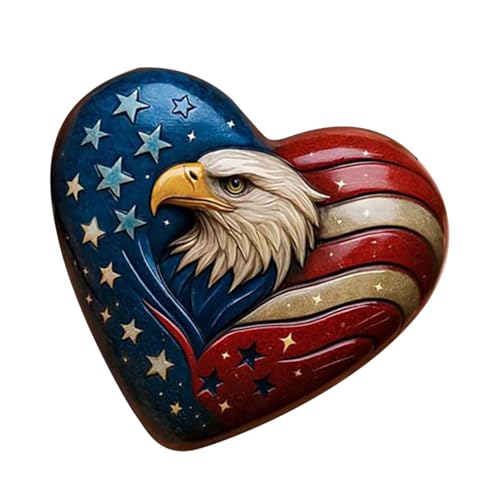 Besreey Liebe Deko, Patriotischer Herz Andenken, Patriotische Flaggen Dekoration Für Tisch Schreibtisch Büro Schlafzimmer Wohnzimmer Zuhause Besreey Liebe Deko, Patriotischer Herz Andenken, Patriotische Flaggen Dekoration Für Tisch Schreibtisch Büro Schlafzimmer Wohnzimmer Zuhause von Besreey