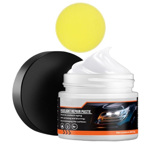 Besreey Scheinwerferreiniger,Scheinwerfer Reinigungspaste Lichtrestaurierungsset | Politur Reiniger Pflege Zubehör für Auto Laster Limousine SUV Motorrad | Oxidation Versiegelung Vergilbung Behandlung Besreey Scheinwerferreiniger,Scheinwerfer Reinigungspaste Lichtrestaurierungsset | Politur Reiniger Pflege Zubehör für Auto Laster Limousine SUV Motorrad | Oxidation Versiegelung Vergilbung Behandlung von Besreey