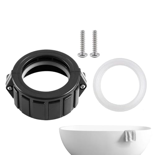 Besreey Schlitzmutter für Spa-Heizung, 5 cm, Verbindungsstück für Spa, wasserdichte Ersatzdichtung mit Schrauben und Dichtung für Reparatur von Lecks von Besreey