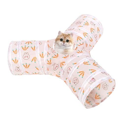 Besreey Tunnel Röhre für Katzen,Interaktiver 3-Wege Faltbarer Spieltunnel für Kätzchen - Interaktives Katzenspielzeug | Haustierzubehör Für Kleine Kätzchen Hunde Kaninchen Indoor Outdoor Garten Besreey Tunnel Röhre für Katzen,Interaktiver 3-Wege Faltbarer Spieltunnel für Kätzchen - Interaktives Katzenspielzeug | Haustierzubehör Für Kleine Kätzchen Hunde Kaninchen Indoor Outdoor Garten von Besreey