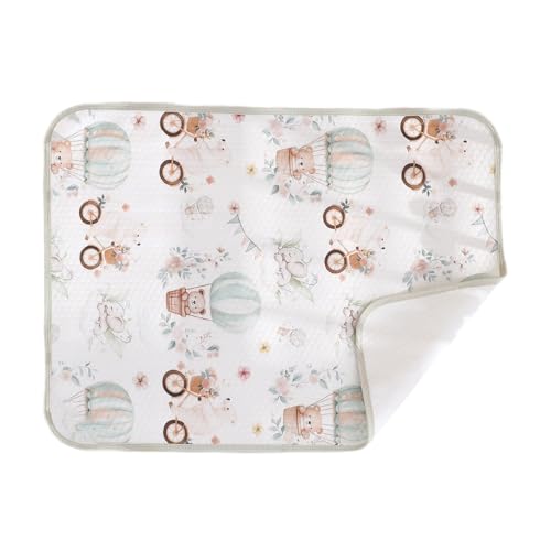 Besreey Wasserdichter Matratzenschutz Für Babybetten | Matratzenschutz Für Kleinkinder,Atmungsaktive Reise Wickelauflage Und Bettnässen Lösung Mit Saugfähigem Schutz Für Kleinkindbett von Besreey
