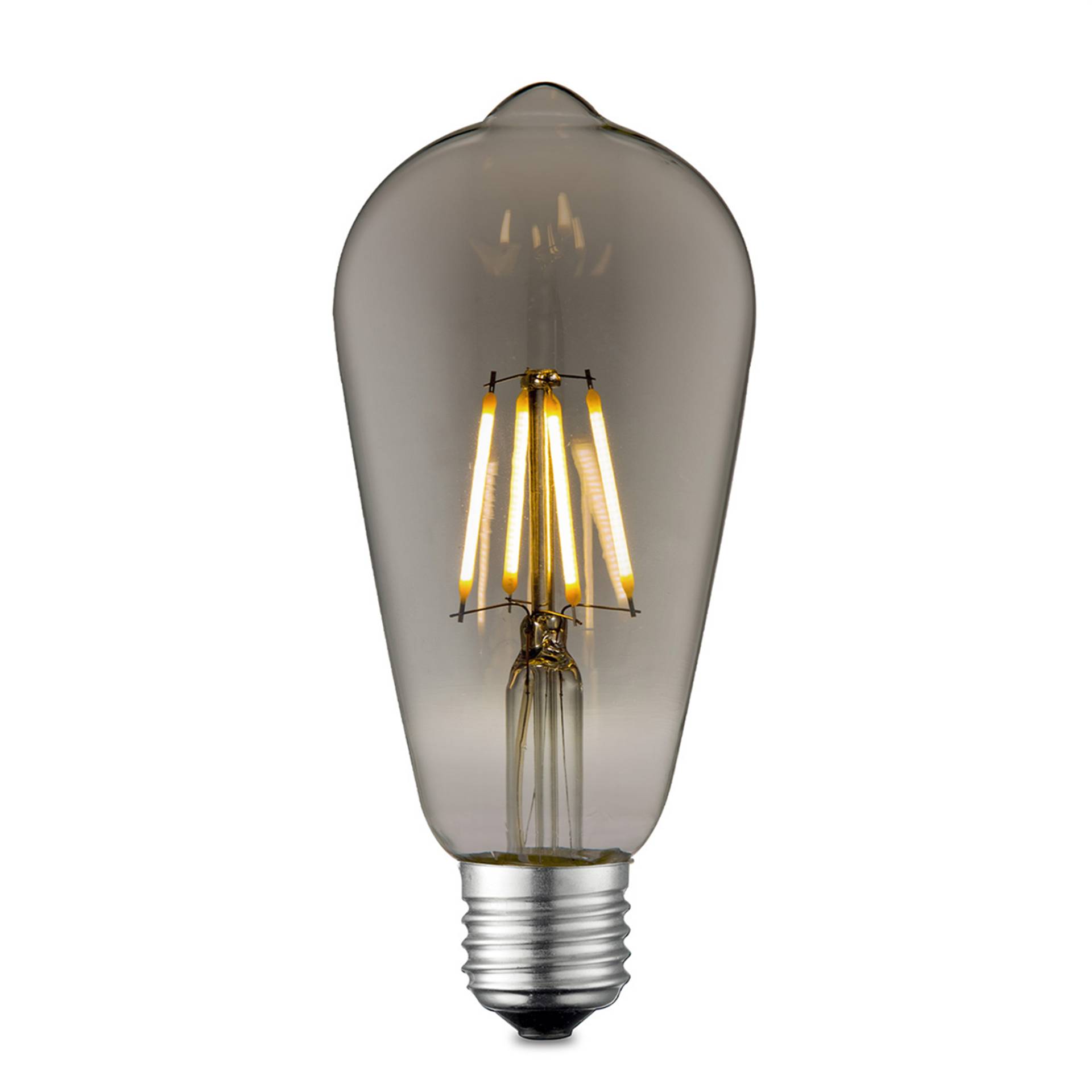 Besselink Licht LED-Leuchtmittel 'Drop Deco' rauch E27 1W 40 lm dimmbar von Besselink Licht