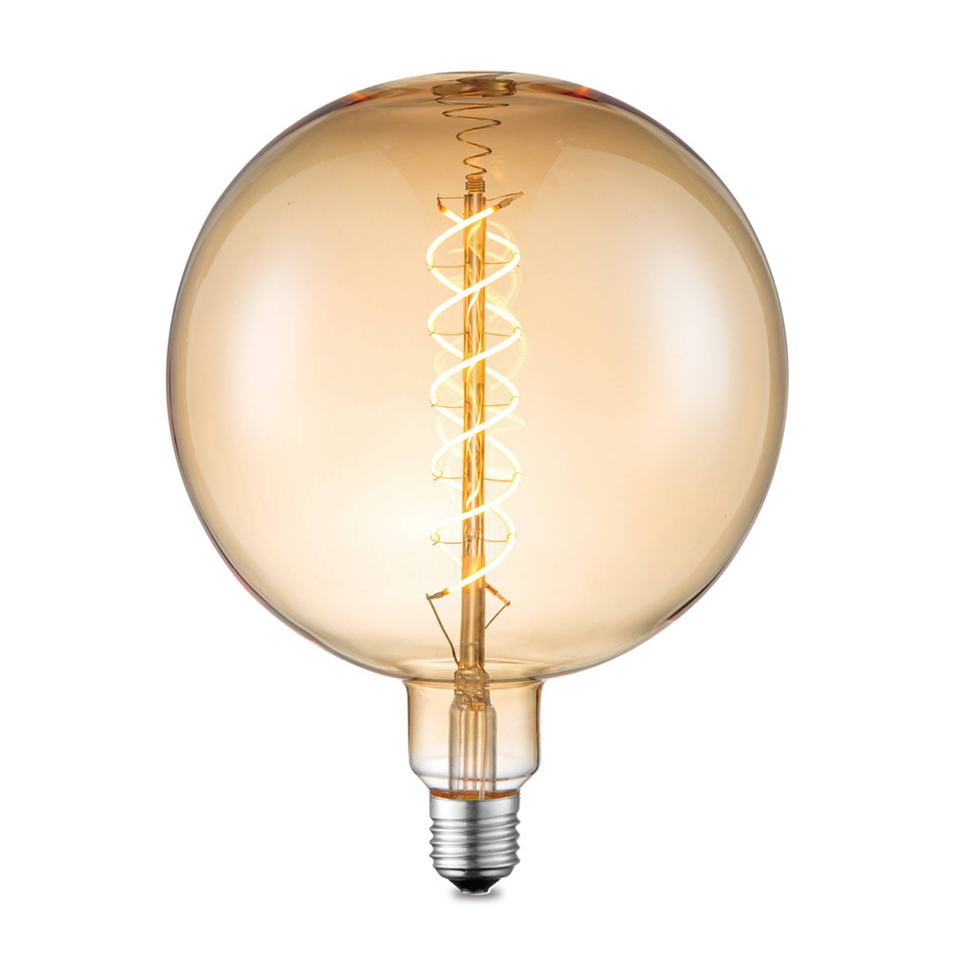 Besselink Licht LED-Leuchtmittel 'Spiral' amber E27 4W 270 lm dimmbar von Besselink Licht