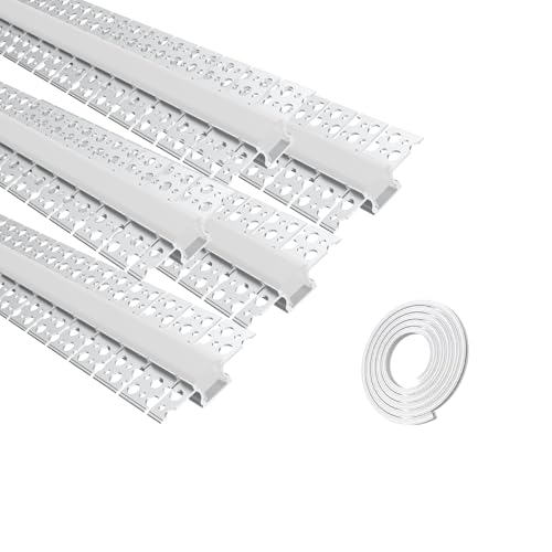 LED Trockenbauprofil,5x1 Meter Bendable AluProfil für LED-Streifen,Flexible Trockenbau Aluminium LED Profil,LED Streifen Profile with Long Silicone Diffuser LED Trockenbauprofil,5x1 Meter Bendable AluProfil für LED-Streifen,Flexible Trockenbau Aluminium LED Profil,LED Streifen Profile with Long Silicone Diffuser von Besseto