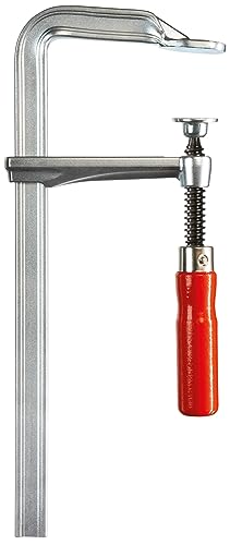 BESSEY Ganzstahl-Schraubzwinge GZ100, Spannweite 1000 mm Ausladung 120 mm, größere Stabilität, Zwinge für präzises fixieren, wechselbare Druckplatte, Gewicht 3,22 Kg von Bessey