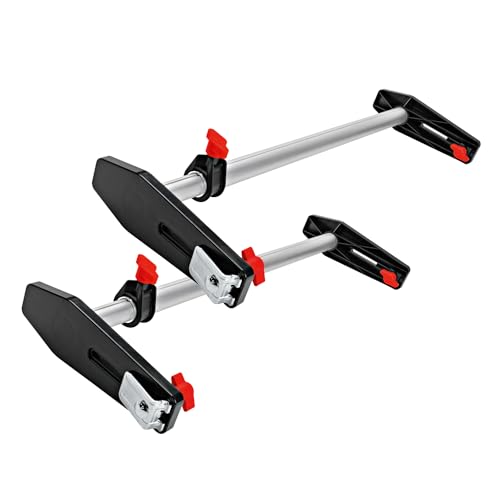 BESSEY Türfuttermontagestrebe TMS-SET, 2 Stück, Fixiert und stützt Türfutter, mit Feststellschraube für genaueres Arbeiten, 1,36 Kg von Bessey