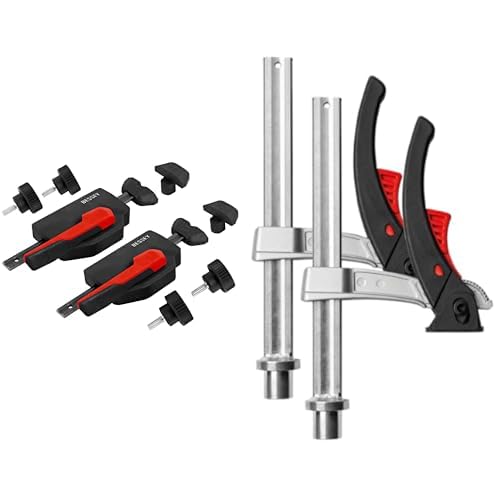 BESSEY Waagrechtniederzugspanner WNS-SET-MFT, für Multifunktionstische & Spannelement für Multifunktionstische TW20-15-8KLI-SET Spannelement TW-KLI für MFT ø20 SET von BESSEY