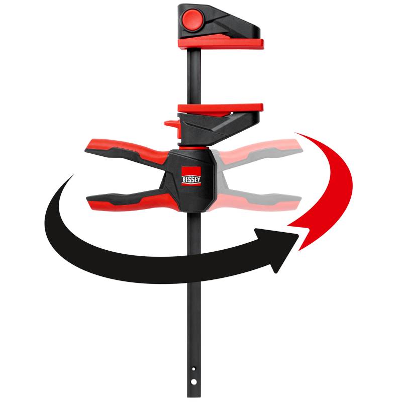 Bessey Einhandzwinge 'EZ360-30' Spreizweite vorn 195-465 mm von Bessey