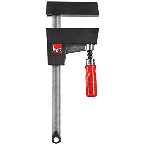 BESSEY UK3.006 UniKlamp Gehäuseklemme, 15,2 cm, Schwarz und Rot, mit hellem verzinktem Stahl von Bessey