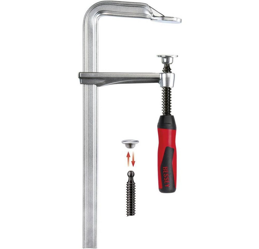Bessey Schraubzwinge Ganzstahl-Schraubzwinge GZ-2K 400/120 GZ40-2K von Bessey