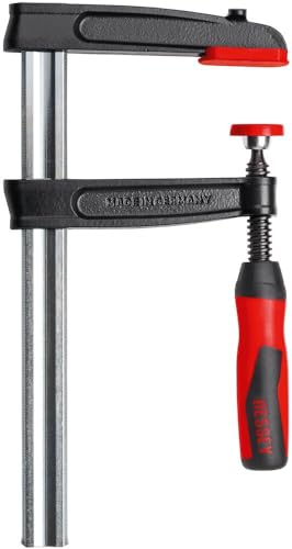 BESSEY Temperguss-Schraubzwinge mit 2-Komponenten-Griff TPN50S12BE-2K Spann-Weite (max.):500 mm Ausladungs-Maße:120 mm von BESSEY