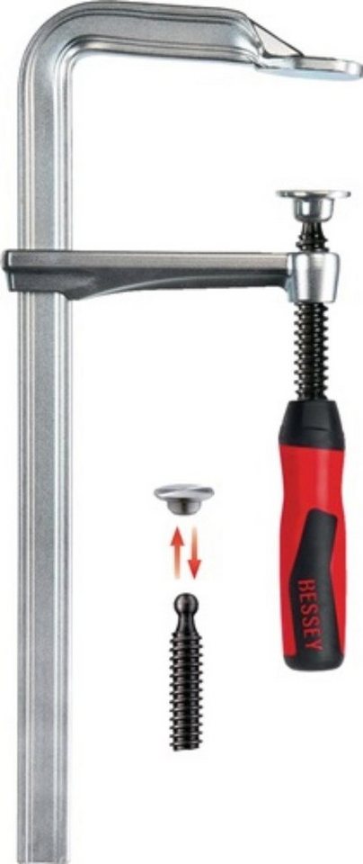 Bessey Zwinge BESSEY GZ12-2K Ganzstahlschraubzwinge GZ-2K Spannweite 120 mm Ausladun Bessey Zwinge BESSEY GZ12-2K Ganzstahlschraubzwinge GZ-2K Spannweite 120 mm Ausladun von Bessey