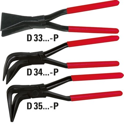Falzzange gerade (PVC-beschichtete Griffe) D331-60-P von Bessey