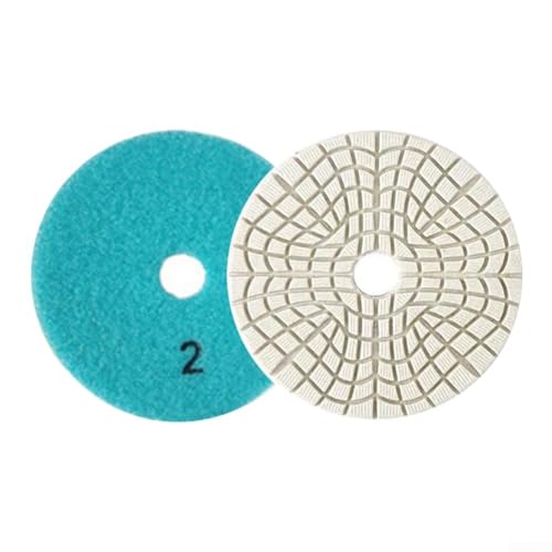 10,2 cm 3-stufige Polierpads, perfekt für Marmor, Stein und Beton (Körnung 2) von Besshepplo