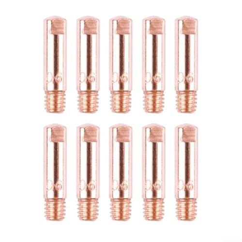 10 Stück MIG-Schweißdüsen 15AK Kontaktspitzen für M6 Taschenlampe in 0 6 mm, 0 8 mm, 0 9 mm, 0 mm, 2 mm 10 Stück MIG-Schweißdüsen 15AK Kontaktspitzen für M6 Taschenlampe in 0 6 mm, 0 8 mm, 0 9 mm, 0 mm, 2 mm von Besshepplo
