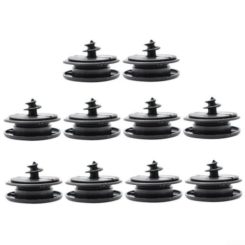10 x rutschfeste Auto-Fußmatten-Clips, Teppich-Klemmen, Halter für sichere und zuverlässige Platzierung der Matte von Besshepplo