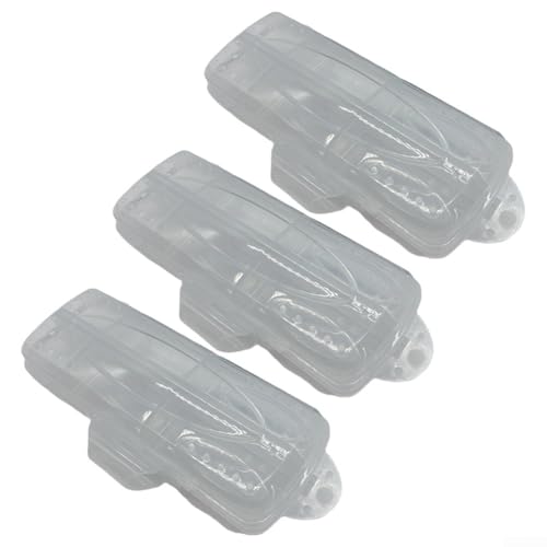Angelköderbox mit 12 Fächern für einfachen Transport und Aufbewahrung von Ködern (3 Stück transparent) von Besshepplo