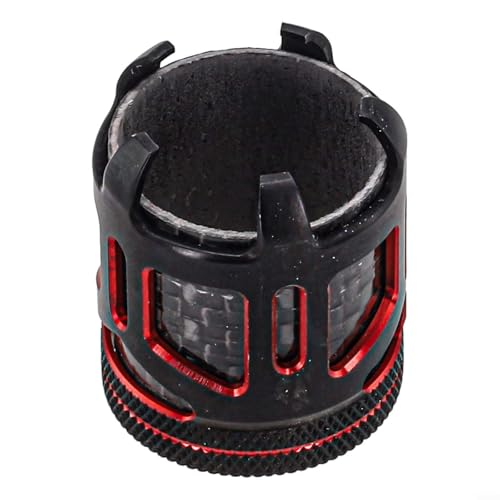 Angelrutenteil zum Selbermachen, 25 mm, mit Mutterverriegelung für individuelle Bauten (rot) von Besshepplo