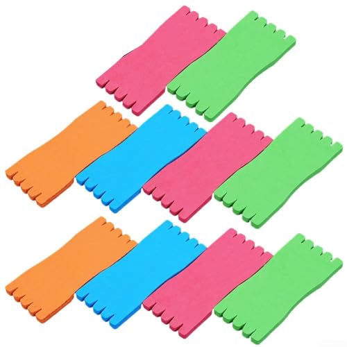 Angelschnur-Wickelbretter, 10 Stück, Moosgummi-Schwamm-Material für Schnuraufbewahrung und Haken, kompakt und einfach zu tragen, 30 x 8 cm (8 x 30 cm) von Besshepplo