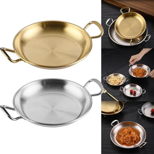 Anspruchsvolles Edelstahl-Snack-Tablett, das Eleganz mit Funktionalität bei der Zubereitung von Speisen verbindet (1) von Besshepplo