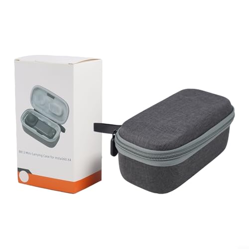 Besshepplo 1 x Action-Kamera-Tragetasche, Aufbewahrungsbox, Handtasche, kompakter Reise-Organizer mit Fächern für Insta360 X4 X4-B812/X4-B816 für Kamerakabel (Kamera-Sets) von Besshepplo