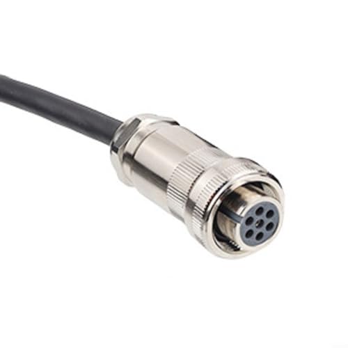 Besshepplo 1 x Ventilanschluss 7-polig C14G-A-S7 IP67 wasserdicht für REXROTH MOOG für Parker Proportionalventil C14G-A-S7 Metallgehäuse RVVP 1 m Kabel von Besshepplo