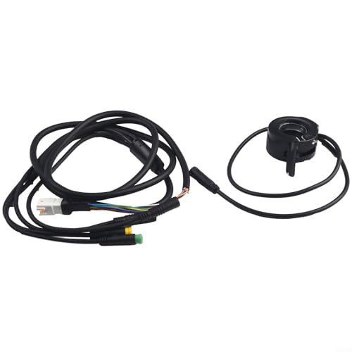Besshepplo 1T4 Kabel Ebike Kabelbaum E-Bike Motor Kabel für Bafang G330 G510 M620 E-Bike Display Bremsanschluss CAN UART Protokoll mit 130X Drossel (1T4 uart + 130x) von Besshepplo