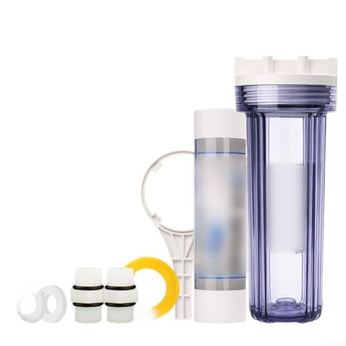 Besshepplo Auslaufsicherer Wasserreiniger Filterflasche Wasserfilter Camping Trinken Fluss Reiniger für Gartenpumpen Sandfiltersysteme Transparente Flasche (C) von Besshepplo