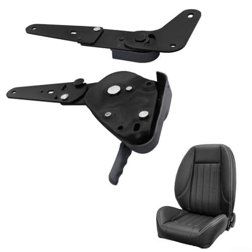 Besshepplo Auto Angle Adjuster Adjustable Handle Lever Seat Angle Heavy Duty Steel for RV Truck Engineering Vehicle Modified DIY Car Seat Recliner Hinge von Besshepplo