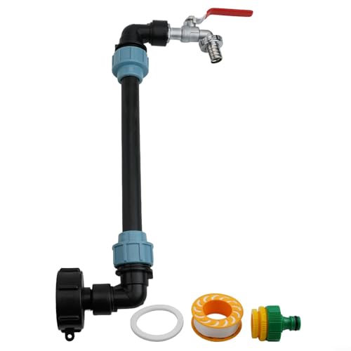 Besshepplo IBC Schwanenhals Auslaufhahn IBC Tank Adapter Schwanenhals Auslaufhahn 3/4 Zoll Tank Zubehör für Regenwassertank IBC Behälter für Wasserspender Besshepplo IBC Schwanenhals Auslaufhahn IBC Tank Adapter Schwanenhals Auslaufhahn 3/4 Zoll Tank Zubehör für Regenwassertank IBC Behälter für Wasserspender von Besshepplo