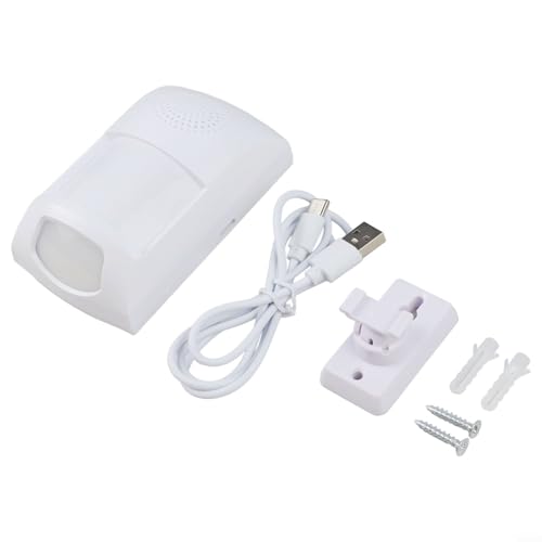 Besshepplo Intelligenter Bewegungsmelder für den Innenbereich mit App-Benachrichtigung, Aufzeichnungen, Infrarot-Bewegungsmelder, 360-Grad-Überwachung, Heimsicherheit, Überwachungssysteme von Besshepplo