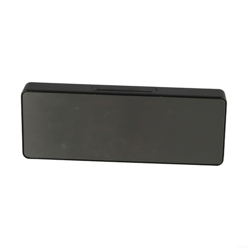 Besshepplo Intelligenter LED-Digitalwecker mit multifunktionalem Design, dimmbares Display und Nachtlicht für Schlafzimmer und Arbeitsbereiche (buntes Schwarz) von Besshepplo