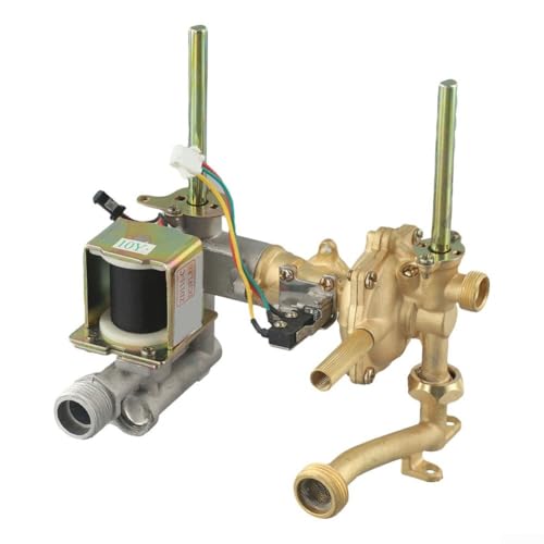 Besshepplo Kupfer-Wasser-Gas-Gestängeventil, 150 mm, universeller Warmwasserbereiter-Anschlussteil mit reibungsloser Durchflusskontrolle für 7–10 l Gas-Warmwasserbereiter-System von Besshepplo