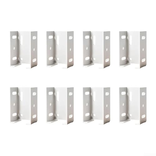Besshepplo Robuste Aluminium-Zaunhalterung, Zaun-Montageklammern, Pfostenschienenverbinder-Set für Vinyl-Zaunpaneel, Außenmontage, 7,9 cm Besshepplo Robuste Aluminium-Zaunhalterung, Zaun-Montageklammern, Pfostenschienenverbinder-Set für Vinyl-Zaunpaneel, Außenmontage, 7,9 cm von Besshepplo