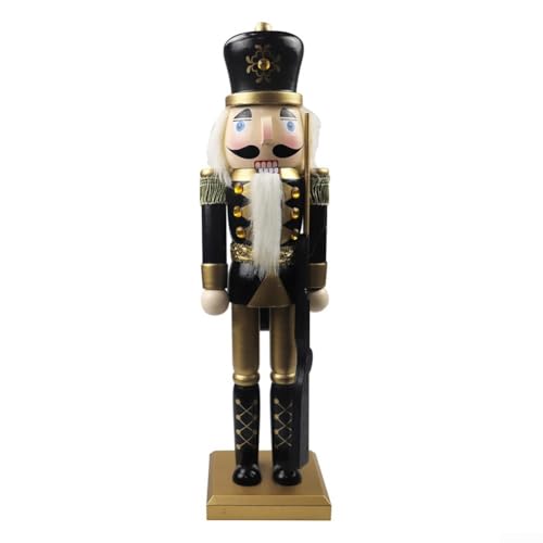 Besshepplo Weihnachten Nussknacker Holz Nussknacker Dekorationen Home Kamin Weihnachtsbaum Dekoration für Weihnachten Valentinstag Halloween (E) von Besshepplo